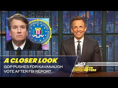 GOP Pushes for Kavanaugh Vote After FBI Report: A Closer Look