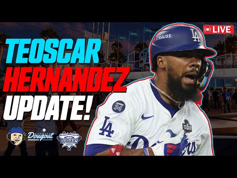 BIG Teoscar Hernandez Free Agency Update! Will LA Re-sign Teoscar Hernandez?